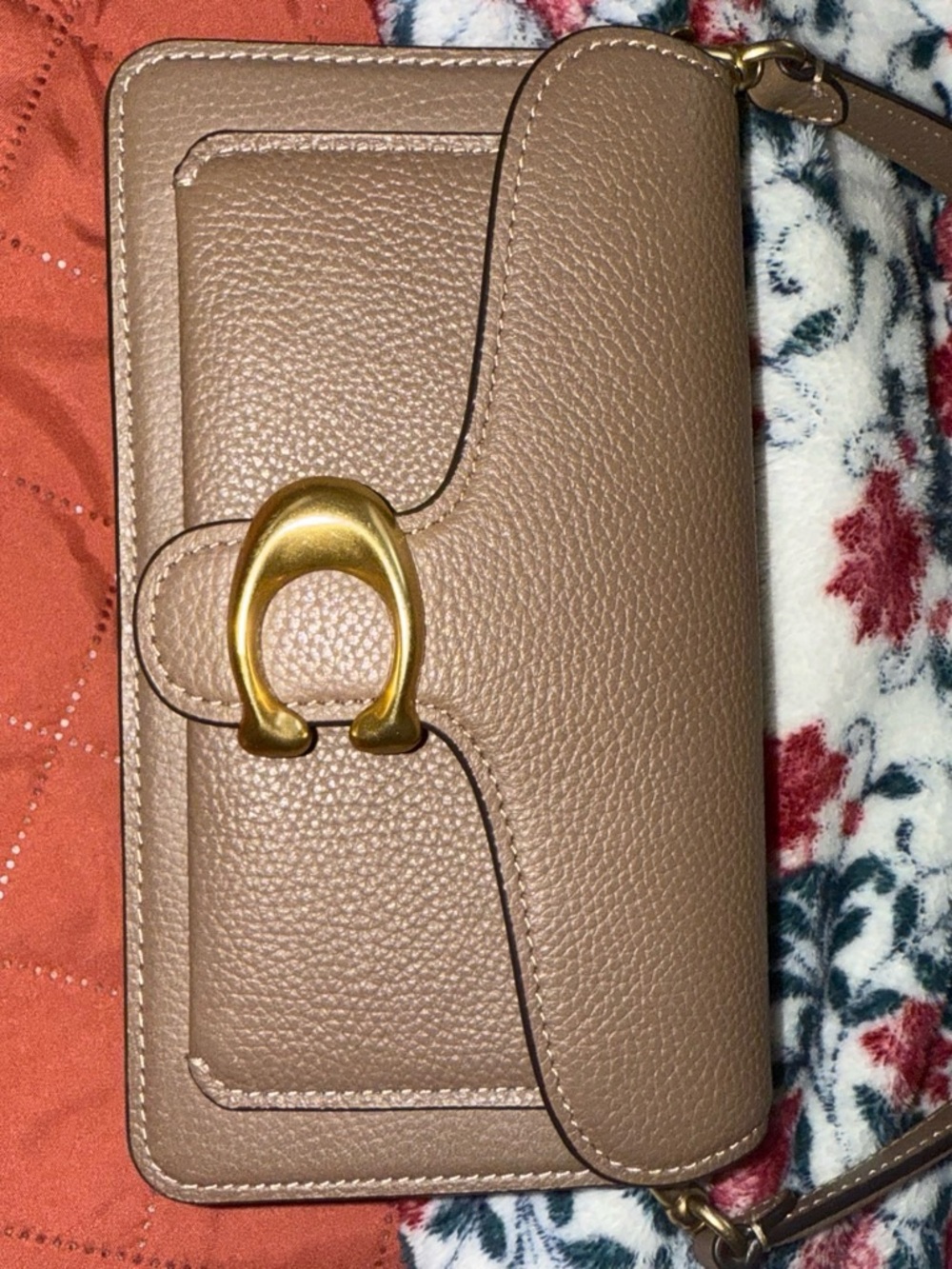 Coach tabby 20 in the color stone W/ crossbody trap - Picture 2 of 8